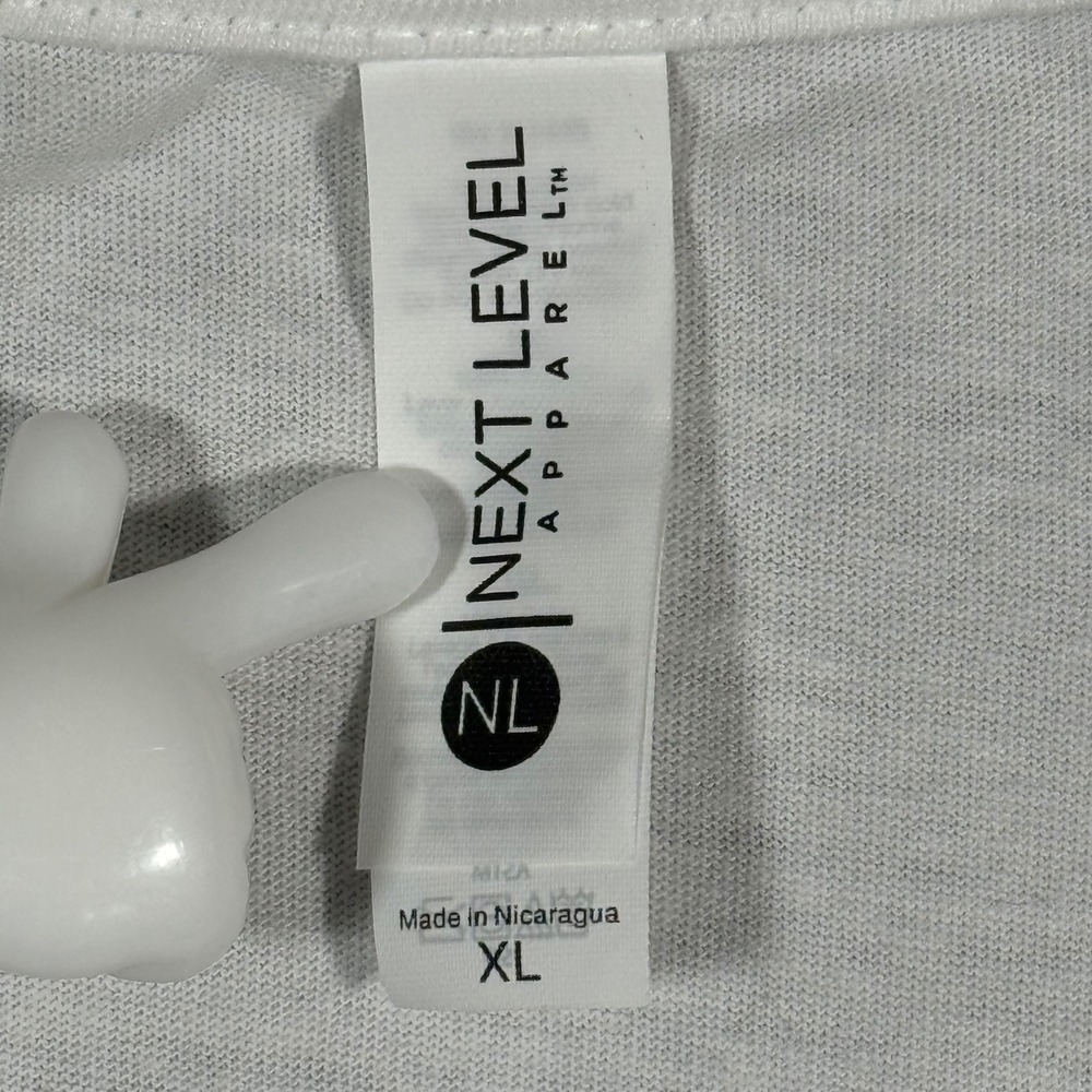Next Level Apparel The Lake Show T Shirt Mens XL White Purple NBA Basketball‎ - Picture 3 of 7